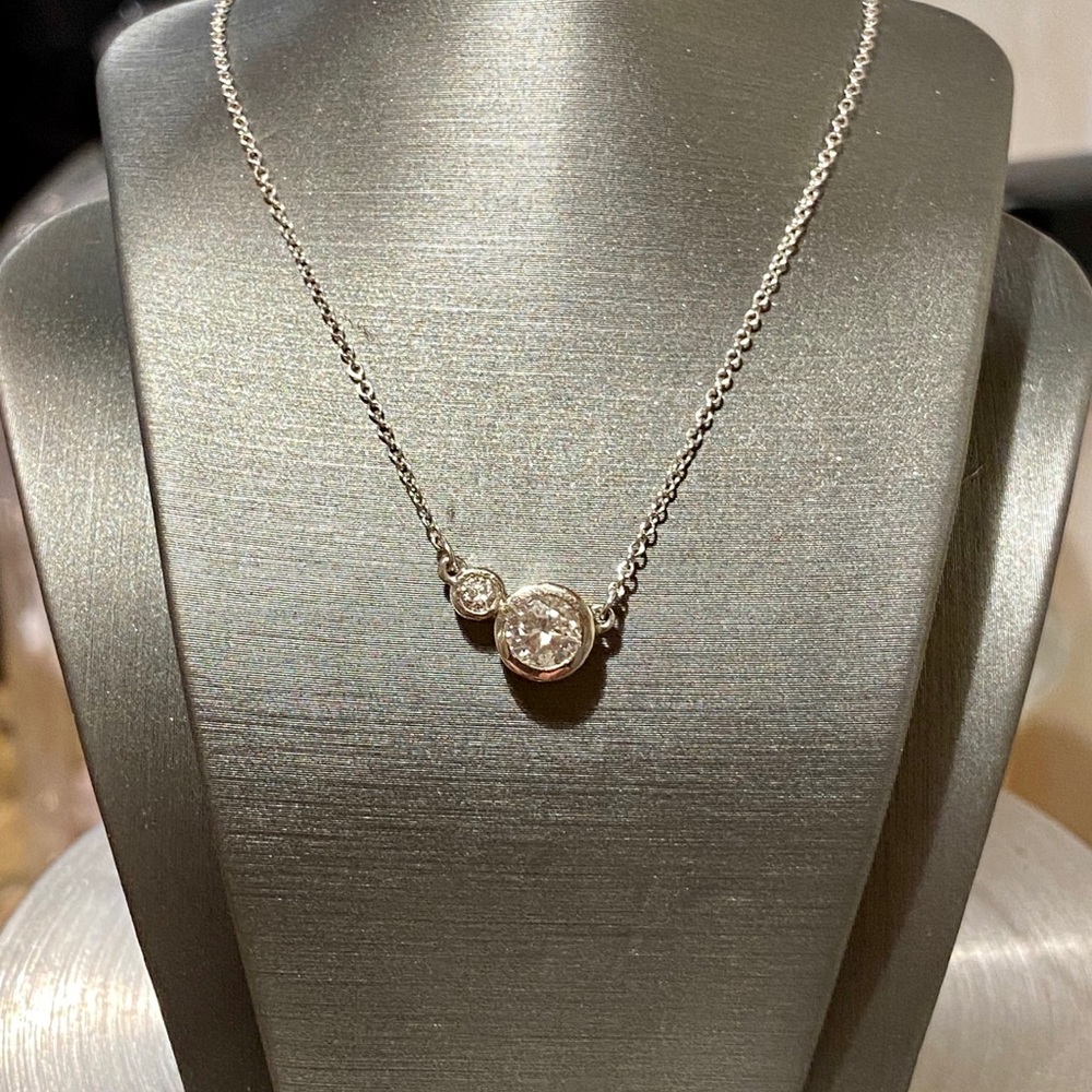SOLD!!! NEW 💎Diamond💎 Bezeled Pendant in 14K WG
